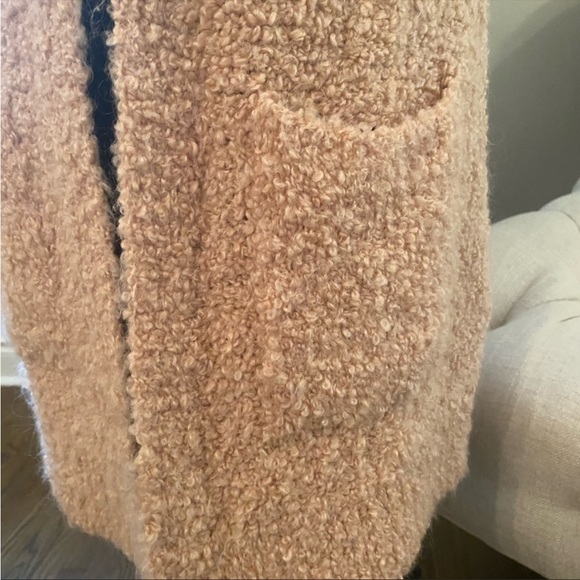 Mia Mai Apricot Long Open Sweater Made in Italy -MEDIUM - Picture 9 of 12